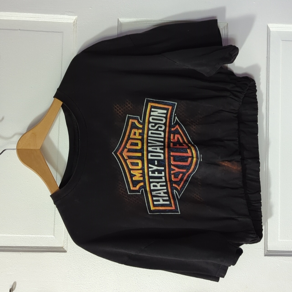 Harley Davidson Handmade Crop Top
